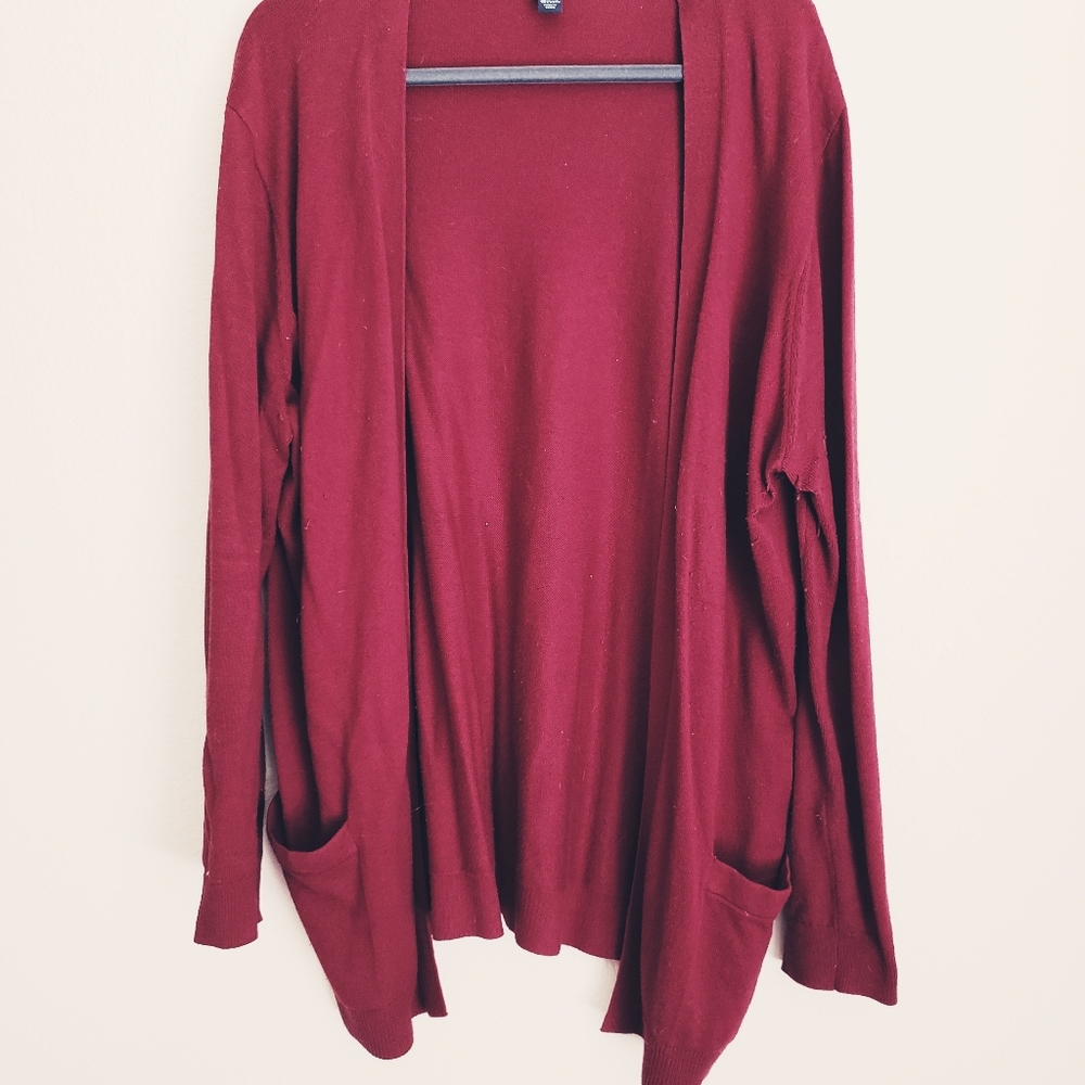 XL Gap Red Trench Sweater
